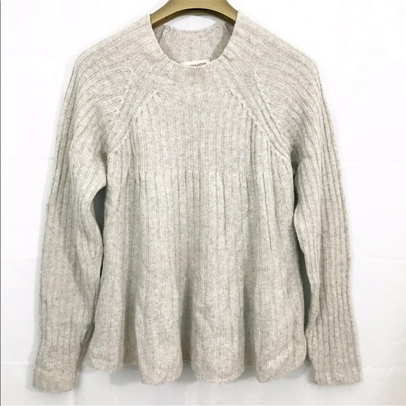 Rebecca Taylor Sweaters - Rebecca Taylor Sweater Ribbed Mock Neck Wool Blend